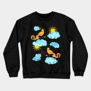 Fairytale Weather Forecast Print Crewneck Sweatshirt